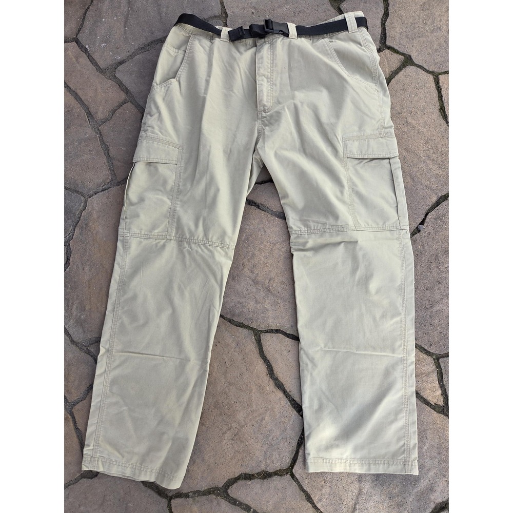 Field & Stream Cargo Pants Mens 40x32 Beige Canvas Relaxed Workwear SAFPA0904